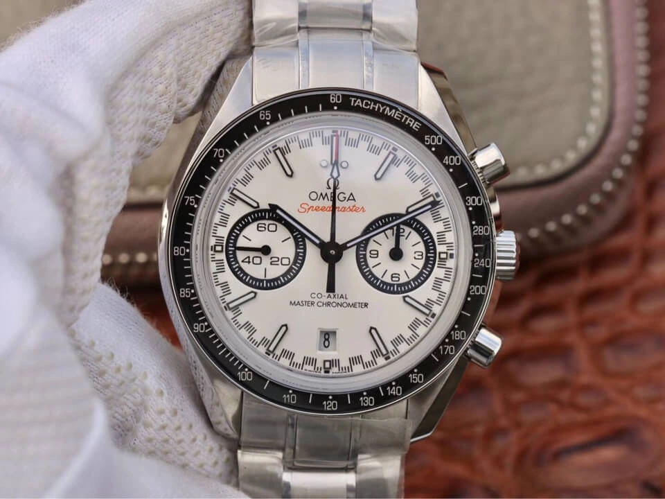 Omega Speedmaster Racing Chronograph 329.30.44.51.04.001 OM Factory 1:1 Best Edition Replica Watch White Dial
